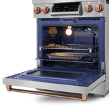 30 Inch Professional Gas Range with Tilt Panel Touch Control in Stainless Steel/Rose Gold | Gordon Ramsay Series - (RSG30RSG) -