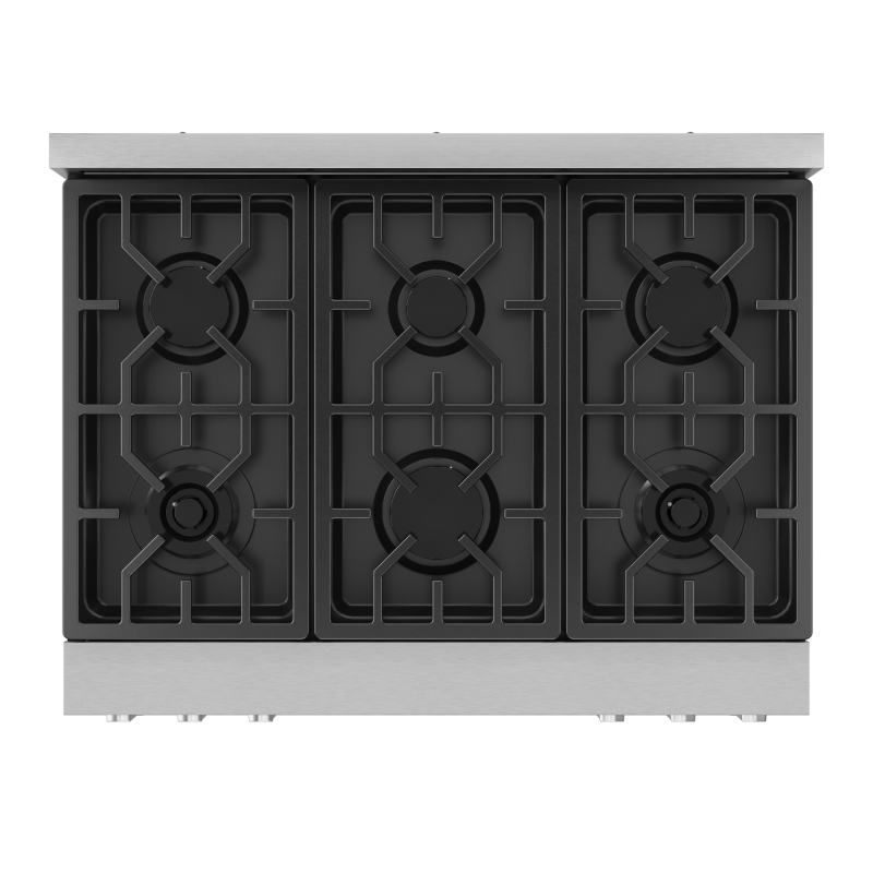 36 Inch Professional Gas Range With Tilt Panel Touch Control In Stainless Steel Gordon Ramsay Series - (RSG36) -