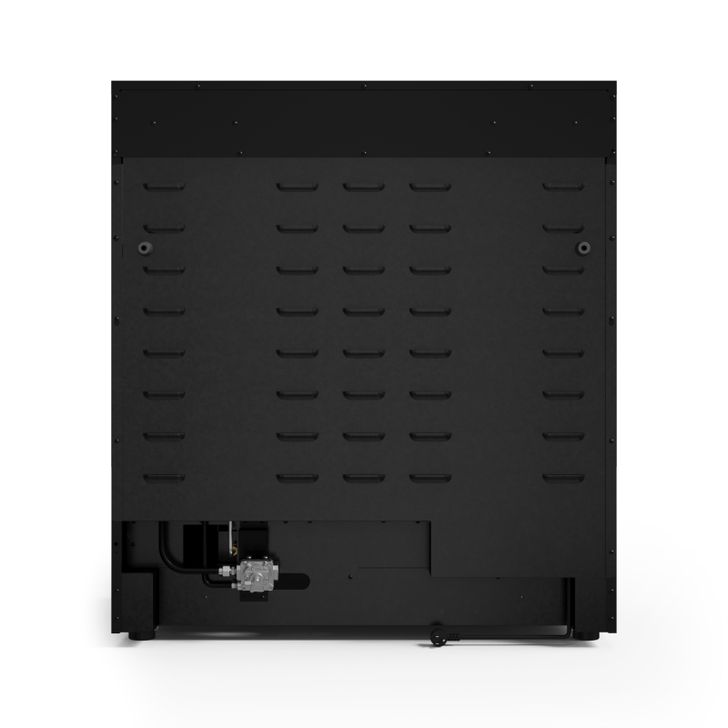 36 Inch Professional Gas Range with Tilt Panel Touch Control in Stainless Black/Blue | Gordon Ramsay Series - (RSG36BBLU) -