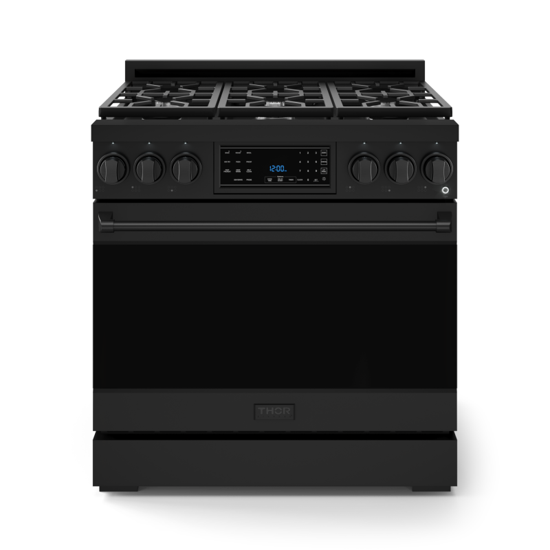 36 Inch Professional Lp Range With Tilt Panel Touch Control In Black Gordon Ramsay Series - (RSG36BLP) -