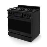 36 Inch Professional Lp Range With Tilt Panel Touch Control In Black Gordon Ramsay Series - (RSG36BLP) -