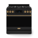 36 Inch Professional LP Range with Tilt Panel Touch Control in Black/Bronze | Gordon Ramsay Series - (RSG36BLPBRZ) -