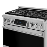36 Inch Professional Electric Range With Tilt Panel Touch Control In Black Gordon Ramsay Series Rse36b - (RSG36LP) -