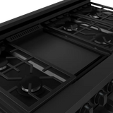 48 Inch Professional Gas Range With Pro-style Knobs In Black Gordon Ramsay Series - (RSG48EB) -