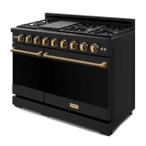 Gordon Ramsay Series 48" Gas Range - (RSG48EBBRZ) -