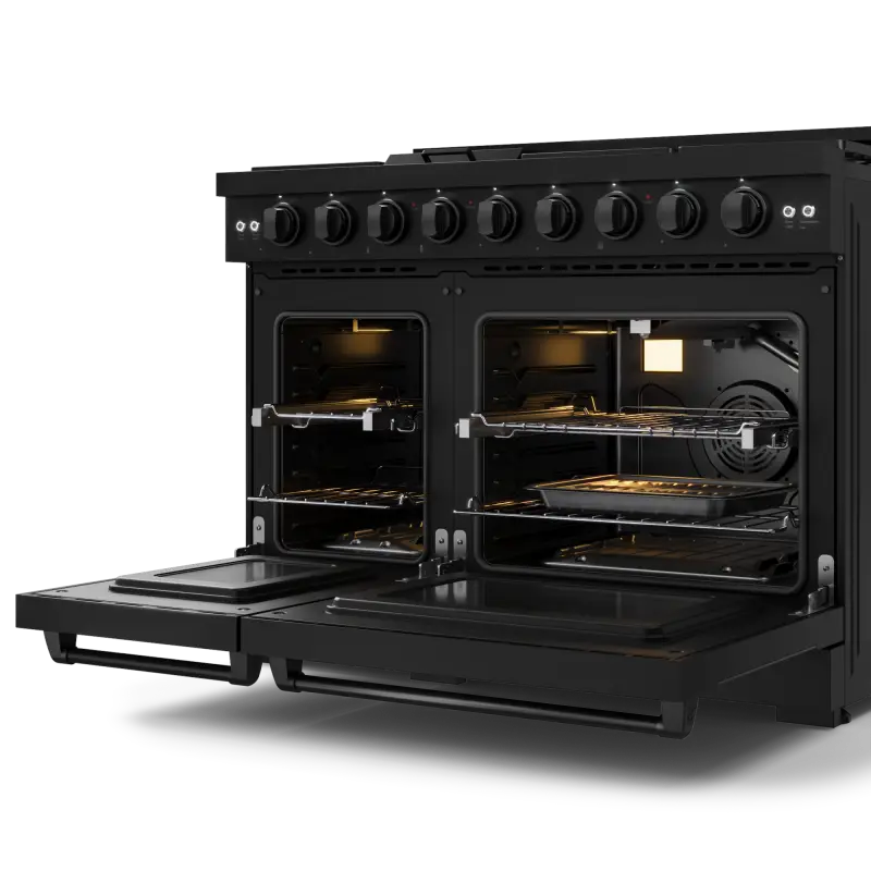 48 Inch Professional Gas Range With Pro-style Knobs In Stainless Steel Gordon Ramsay Series - (RSG48EBLP) -