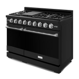 Gordon Ramsay Series 48" Gas Range - (RSG48EBLPSS) -