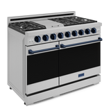 Gordon Ramsay Series 48" Gas Range - (RSG48ELPBLU) -