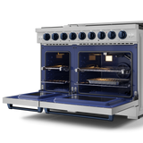 Gordon Ramsay Series 48" Gas Range - (RSG48ELPBLU) -