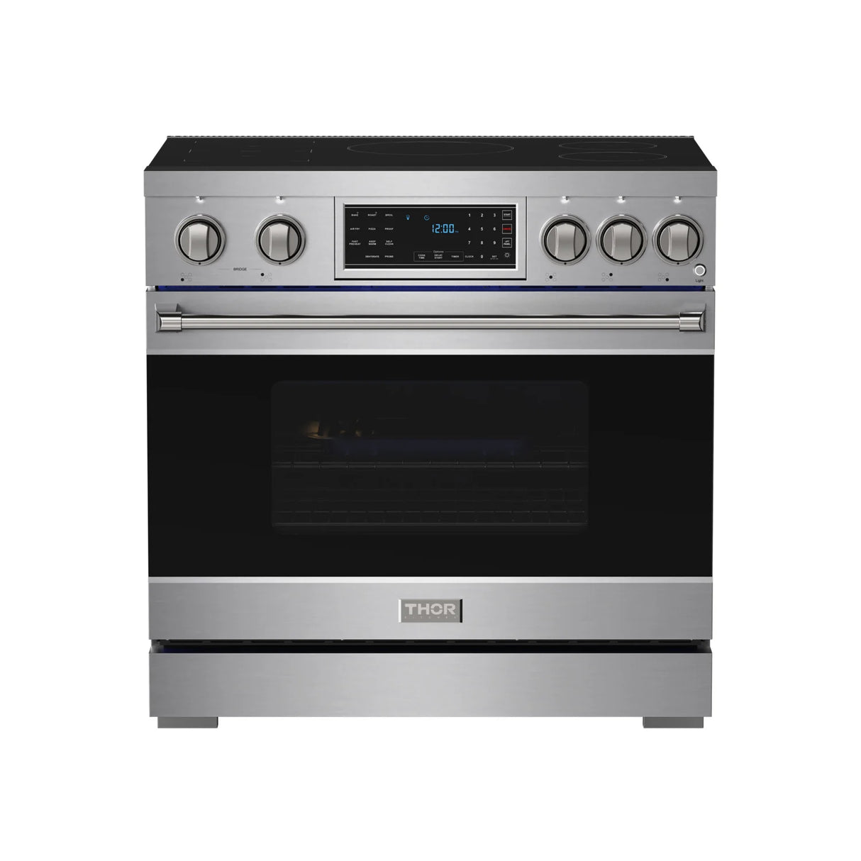 36 Inch Professional Induction Range With Tilt Panel Touch Control In Stainless Steel Gordon Ramsay Series - (RSI36) -