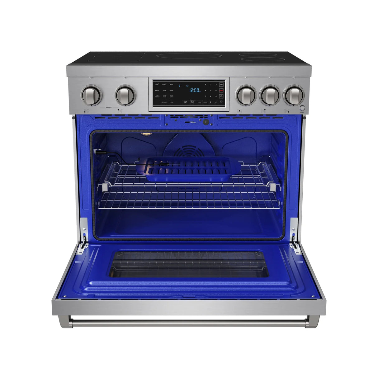 36 Inch Professional Induction Range With Tilt Panel Touch Control In Stainless Steel Gordon Ramsay Series - (RSI36) -