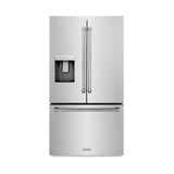 36in. 28.9 cu. ft. Standard-Depth French Door External Water Dispenser Refrigerator with Dual Ice Maker in Fingerprint Resistant Stainless Steel - (RSMW36) -