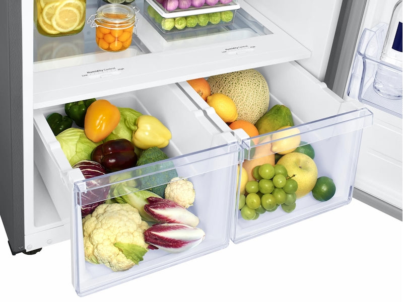 18 cu. ft. Top Freezer Refrigerator with FlexZone and Ice Maker in Stainless Steel - (RT18M6215SRAA)