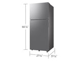 18 cu. ft. Top Freezer Refrigerator with Ice Maker in Stainless Steel - (RT70F18LASRAA)