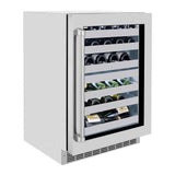 24in. Touchstone Dual Zone 44 Bottle Wine Cooler With Stainless Steel Glass Door - (RWDOGS24) -