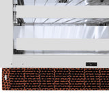 ZLINE 24 in. Touchstone Dual Zone 44 Bottle Wine Cooler with Hand Hammered Copper Glass Door (RWDO-HH-24) - (RWDOHH24) -