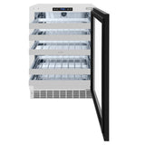 24in. Touchstone Dual Zone 44 Bottle Wine Cooler With Panel Ready Glass Door - (RWDPO24) -