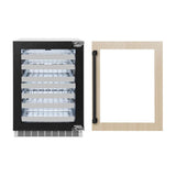 AutographEdition 24 in. Touchstone Dual Zone 44 Bottle Wine Cooler With Panel Ready Glass Door And Matte Black Handle - (RWDPOZ24MB) -