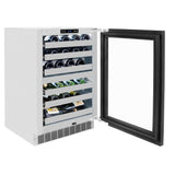 AutographEdition 24 in. Touchstone Dual Zone 44 Bottle Wine Cooler With Panel Ready Glass Door And Matte Black Handle - (RWDPOZ24MB) -