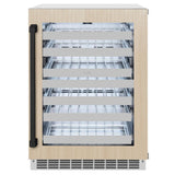 AutographEdition 24 in. Touchstone Dual Zone 44 Bottle Wine Cooler With Panel Ready Glass Door And Matte Black Handle - (RWDPOZ24MB) -