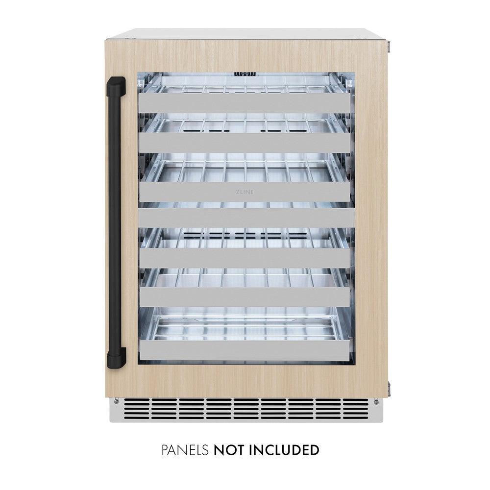 AutographEdition 24 in. Touchstone Dual Zone 44 Bottle Wine Cooler With Panel Ready Glass Door And Matte Black Handle - (RWDPOZ24MB) -