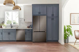 LG LRFLC2716D refrigerator installed in kitchen lifestyle view