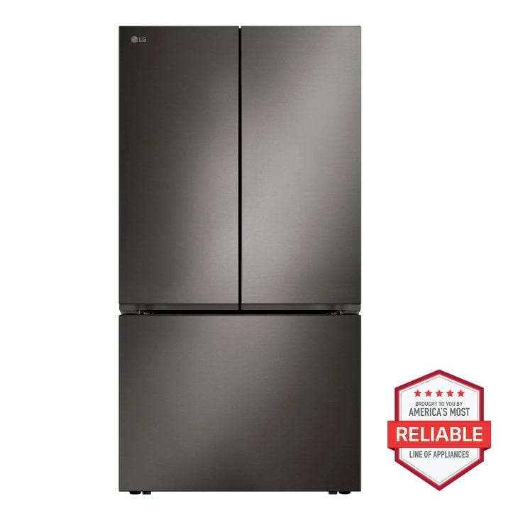 LG LRFLC2716D French door refrigerator front view