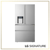 LG SIGNATURE UM22WZH98S 4-Door French Door Refrigerator front view