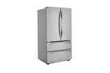 LG LMWS29626S French Door Refrigerator - doors open