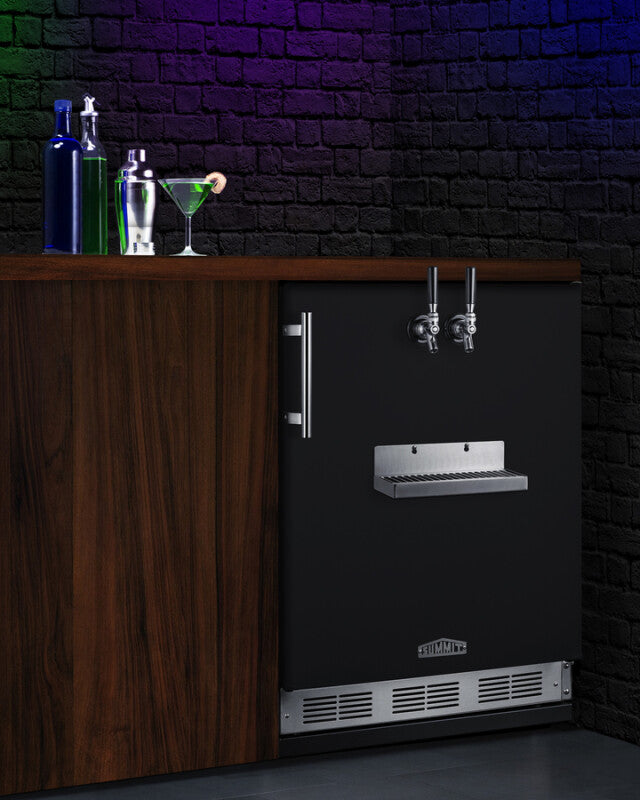 24" Wide Front Tap Built-In Beer Kegerator - (SBC58BFRTP)