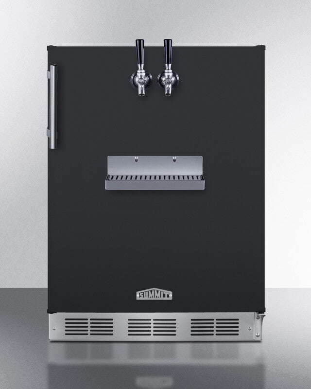 24" Wide Front Tap Built-In Beer Kegerator, ADA-Compliant - (SBC58BFRTPADA)