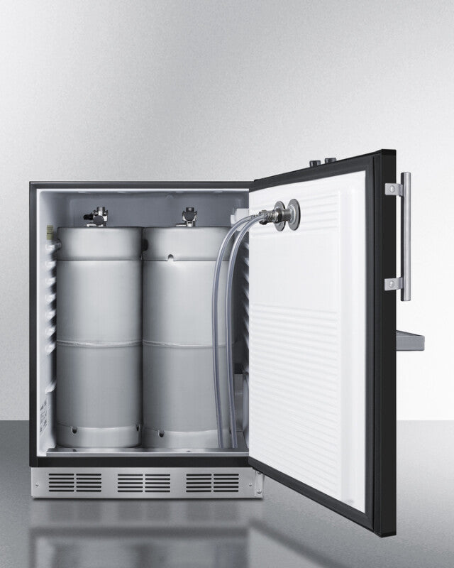 24" Wide Front Tap Built-In Beer Kegerator, ADA-Compliant - (SBC58BFRTPADA)