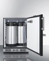 24" Wide Front Tap Built-In Cold Brew Coffee Kegerator - (SBC58BFRTPCF)