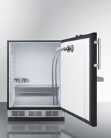 24" Wide Front Tap Built-In Cold Brew Coffee Kegerator - (SBC58BFRTPCF)