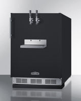 24" Wide Front Tap Built-In Cold Brew Coffee Kegerator - (SBC58BFRTPCF)