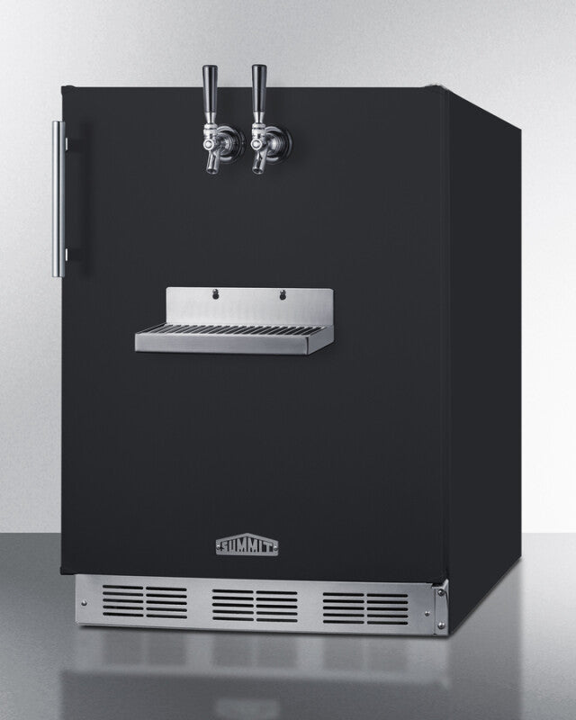 24" Wide Front Tap Built-In Cold Brew Coffee Kegerator, ADA-Compliant - (SBC58BFRTPCFADA)