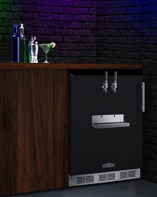 24" Wide Front Tap Built-In Cold Brew Coffee Kegerator, ADA-Compliant - (SBC58BFRTPCFADALHD)
