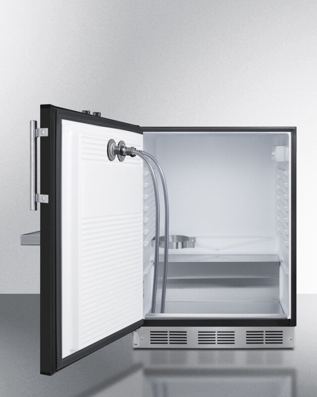 24" Wide Front Tap Built-In Cold Brew Coffee Kegerator, ADA-Compliant - (SBC58BFRTPCFADALHD)