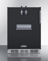 24" Wide Front Tap Built-In Cold Brew Coffee Kegerator, ADA-Compliant - (SBC58BFRTPCFADALHD)