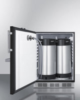 24" Wide Front Tap Built-In Cold Brew Coffee Kegerator, ADA-Compliant - (SBC58BFRTPCFADALHD)