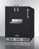 24" Wide Front Tap Built-In Cold Brew Coffee Kegerator - (SBC58BFRTPCFLHD)