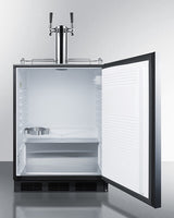 24" Wide Built-in Cold Brew Coffee Kegerator, ADA Compliant - (SBC58BLBIADACFTWIN)
