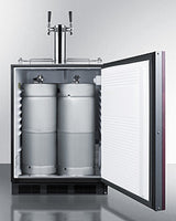 24" Wide Built-in Kegerator, ADA Compliant (panel Not Included) - (SBC58BLBIADAIF)