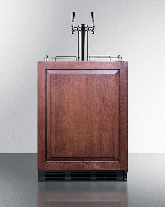 24" Wide Built-in Cold Brew Coffee Kegerator, ADA Compliant (panel Not Included) - (SBC58BLBIADAIFCFTWIN)