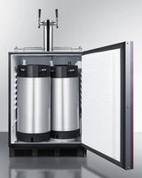 24" Wide Built-in Cold Brew Coffee Kegerator, ADA Compliant (panel Not Included) - (SBC58BLBIADAIFCFTWIN)