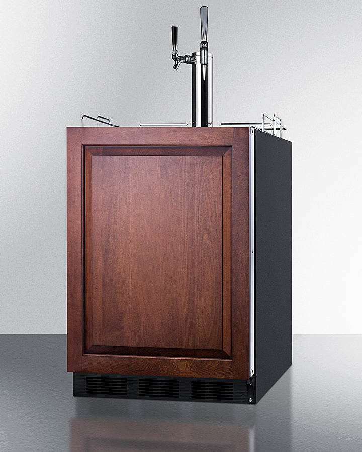 24" Wide Built-in Coffee Kegerator, ADA Compliant (panel Not Included) - (SBC58BLBIADAIFCMTWIN)