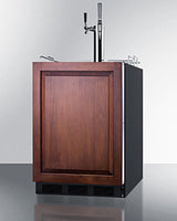 24" Wide Built-in Coffee Kegerator, ADA Compliant (panel Not Included) - (SBC58BLBIADAIFCMTWIN)