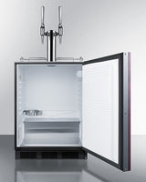 24" Wide Built-in Nitro Coffee Kegerator, ADA Compliant (panel Not Included) - (SBC58BLBIADAIFNCFTWIN)