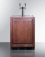 24" Built-In Kegerator, ADA Compliant, Dual Tap, Panel-Ready Door - (SBC58BLBIADAIFTWINBW)