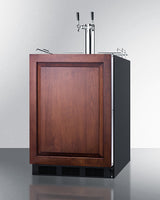 24" Wide Built-in Wine Kegerator, ADA Compliant (panel Not Included) - (SBC58BLBIADAIFWKDTWIN)